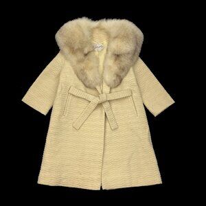 Vintage Fur Mink Collar Lasowitz & Blau New York B Siegel Co Coat Jacket Women M